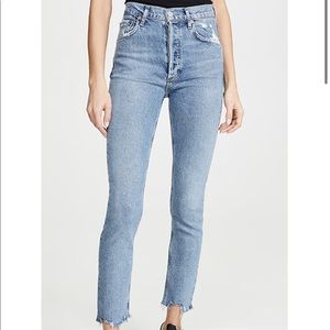 Agolde nico high rise skinny jeans